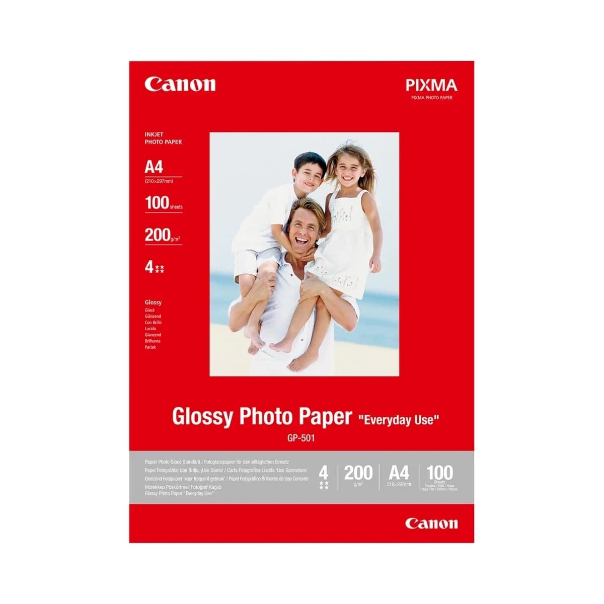 Canon GP-501 Glossy Photo Paper A4 (100 Sheets)